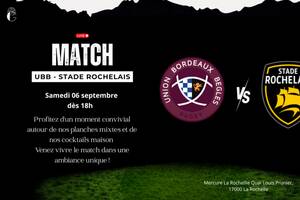 photo Soirée Rugby UBB – Stade Rochelais : Match en direct au Gaée, La Rochelle