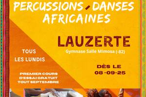 photo Cours de Percussions et de Danses Africaines