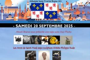 photo Une exposition photos. Une exposition Sculptures de l'artiste Phillipe Rude