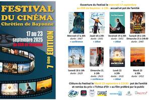 photo 7ème édition du Festival du Cinéma Chrétien de Bayonne