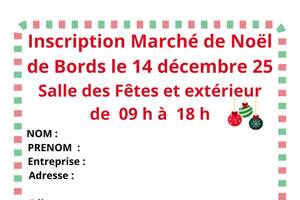 photo Marché de noël de Bords