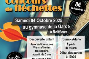 Concours de fléchettes