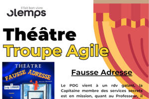 photo Théâtre, de la Troupe Agile : Fausse Adresse