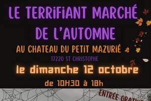 le terrifiant marché de l'automne