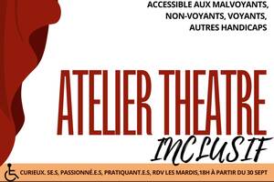 photo Atelier Théâtre Inclusif avec Handicap ou sans