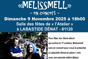 photo Melissmell en concert intimiste