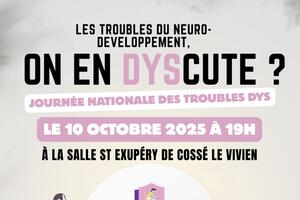 photo Journée Nationale des troubles DYS : On en discute ? - 53 Cossé-Le-Vivien