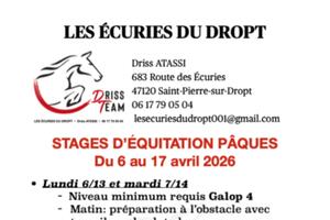 photo Stage d'équitation