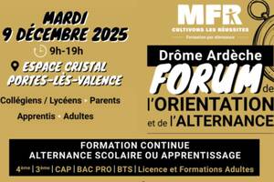 Forum de l'orientation et de l'alternance des MFR Drôme Ardèche