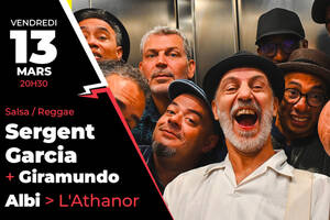 photo Sergent Garcia + Giramundo en concert à Albi