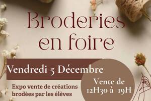 Broderie en foire