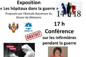 photo exposition et conférence sur les services de santé pendant la guerre