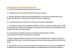 photo BOURSE MATERIEL DE PÊCHE