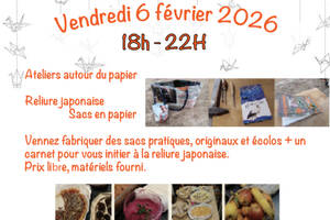 photo Ateliers papiers et repas partagé