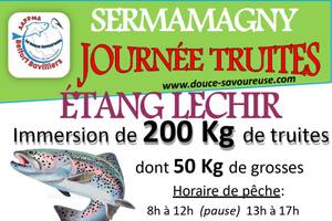 photo journée truites 22 février 2026 Sermamagny