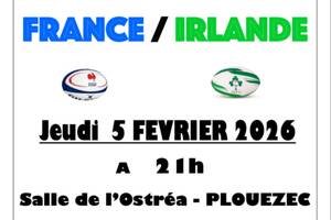 photo Retransmission match de Rugby France/Irlande sur grand écran du05 fevrier 2026