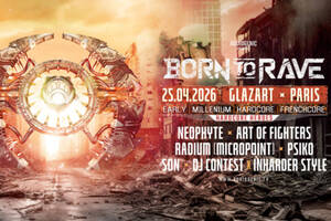 photo 25/04/26 – BORN TO RAVE « HARDCORE HEROES » - GLAZART – PARIS