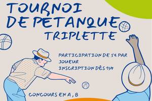 photo tournoi de pétanque