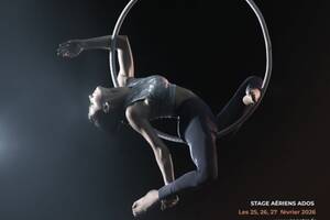 photo Stage Cirque Aériens pour Ados – Corde, Trapèze et Tissu