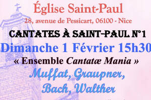 photo Concert de l’ensemble instrumental et vocal « Cantatae Mania »