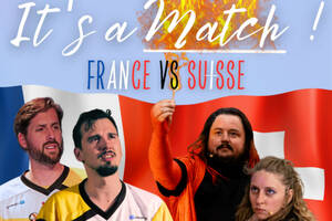 photo Match d'impro France VS Suisse
