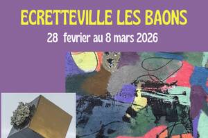 photo exposition de peinture et sculpture d'Ecretteville les Baons