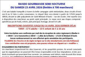 photo RANDONNEE GOURMANDE SEMI  NOCTURNE