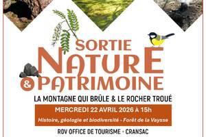 photo La Montagne qui brûle et le Rocher troué - Sortie Nature & Patrimoine