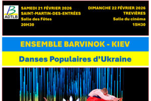 photo Spectacle de danse populaire d’Ukraine par la Troupe BARVINOK-KIEV