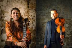 photo Deux Grands Artistes Exceptionnels Gaëlle Solal Guitare & Arnaud Thorette Alto