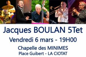 photo Concert JAZZ SUR LA BAIE avec le fameux quintet Jacques BOULAN