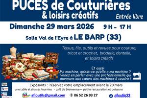 photo Puces de couturières et loisirs créatifs
