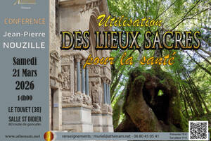 photo Conférence Les lieux sacrés pour la santé Jean-Pierre Nouzille