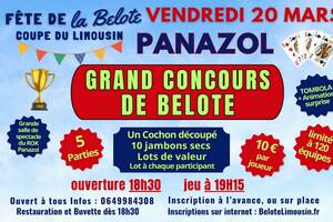 photo GRAND CONCOURS DE BELOTE REGIONAL - Coupe du Limousin