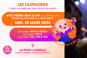 photo LES LILIPUCIENS AVEC PIERRE JEAN SAVIN / La Puce a L'Oreille, Riom (63)