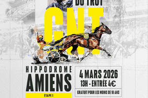 photo L'Hippodrome d'Amiens accueille le coup d'envoi du Grand National du Trot  le mercredi 4 mars