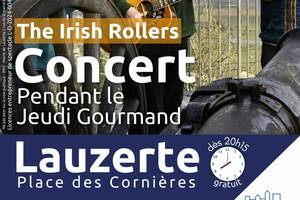 photo Concert du groupe Irish Rollers lors du Jeudi Gourman