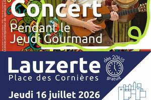 photo Concert du groupe Calza lors du Jeudi Gourmand