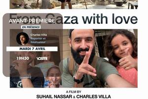 photo Avant-première : From Gaza with Life en présence de Charles Villa