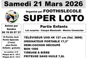 photo LOTO ORGANISÉ PAR FOOTHISLECOLE