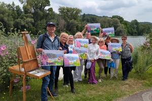 photo Fête impressionniste costumée