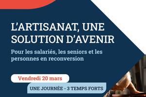 photo L’artisanat, une solution d’avenir pour les salariés et les seniors