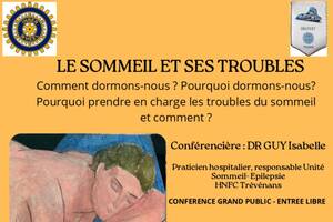 photo Le SOMMEIL et ses troubles, conférence du Dr Isabelle GUY
