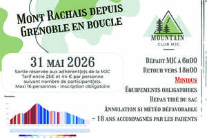 photo Mont Rachais depuis Grenoble