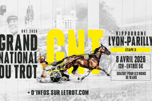 photo L'hippodrome de Lyon-Parilly en fête pour la 3e étape du Grand National du Trot le mercredi 8 avril.