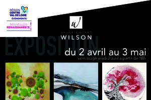 photo Avril à la Galerie d’Art Wilson, Blois