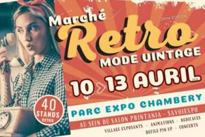 photo Marché rétro & mode vintage