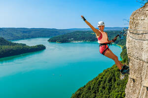 photo Via Ferrata au lac de Vouglans / Regardoir