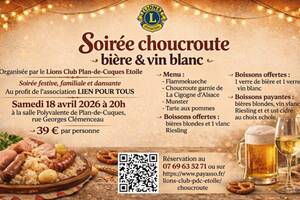 photo Soirée choucroute, bière et vin blanc