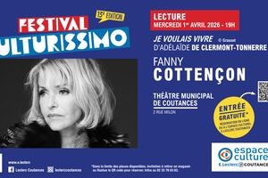 photo Festival Culturissimo - Lecture de Fanny Cottençon à Coutances